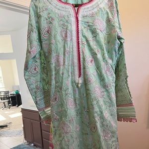 Farhat talib aziz lawn large shalwar kamee pakistani
